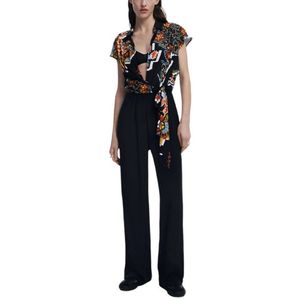 About You - Jumpsuit - Gedrapeerd - Ritssluiting - Lange Kwartmouwen