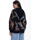 About you - Sweatvest - Capuchon - Paisley Motief - Lange Mouwen