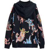 About you - Sweatvest - Capuchon - Paisley Motief - Lange Mouwen