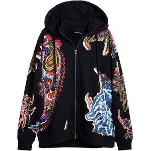 Desigual sweatvest zwart