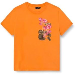 Desigual TS_Botanical_, 7065 Persimon Orange, XXL, Oranje, XXL