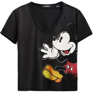 Desigual - Mickey Joker - T-shirt - Multicolor - Katoen