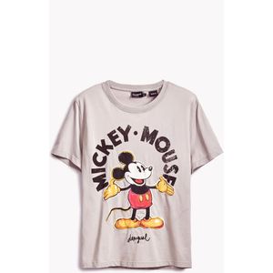 Desigual - Mickey Mouse - T-shirt - Multicolor - Katoen
