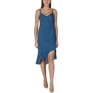 Gebreide Jurk Bonprix Blauwe Jurk Bonprix Jurk Blauw Bonprix Sale - Main Image