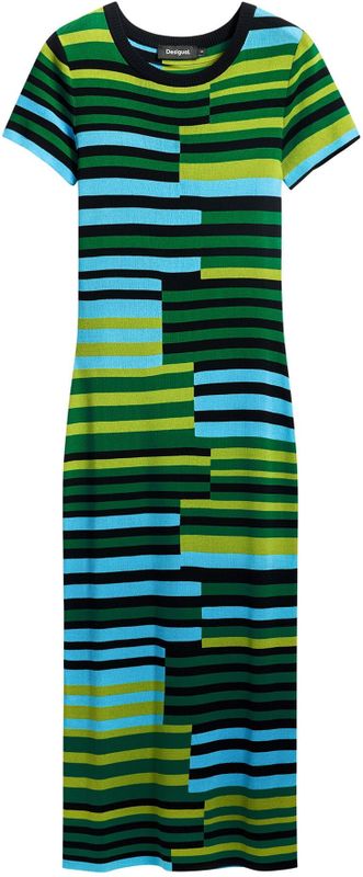 Desigual - URUGUAY - Lange Jurk - Groen