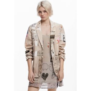 Desigual, Jassen, Dames, Veelkleurig, XL, Katoen, Katoenmix Damesjas Collectie