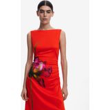 Desigual Vest_reims Casual jurk voor dames, Rood, XS