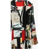 Desigual - Knoopjurk - Veelkleurig - 100% Viscose - Lente/Zomer Collectie