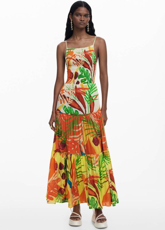 Desigual Swim_Bahamas Patch - 9019 Tutti FRUTI - Materiaal Afwerking