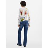 Desigual - Pullover - Ecru - Viscose - Fijn Gebreid