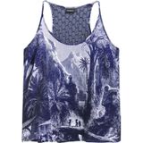 Haltertop - Motiefprint - Jersey - Ronde Hals - Mouwloos