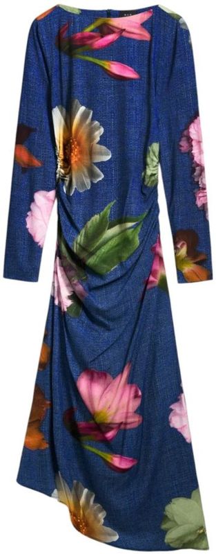 Desigual - Kleed - Veelkleurig - Viscose Mix