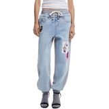 Desigual - Plain White - Jeans - Wit - Katoenmix