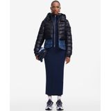 Merk - Winterjas - Gewatteerd - Color-Blocking - Normale Pasvorm