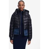 Merk - Winterjas - Gewatteerd - Color-Blocking - Normale Pasvorm