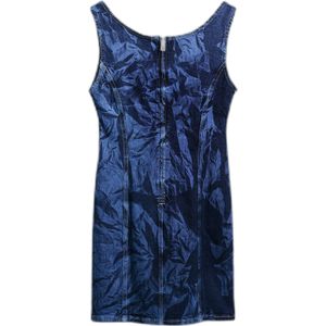 Desigual - Jurk - Navy - Kort - Figuur Omarmend - Mouwloos