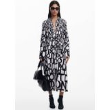 Desigual - Tripoli - Casual Jurk - Wit - 100% Katoen
