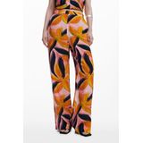 Desigual - Pant_Eos - Pantalon - Zwart - Viscose/Polyamide