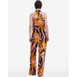 Desigual - Pant_Eos - Pantalon - Zwart - Viscose/Polyamide