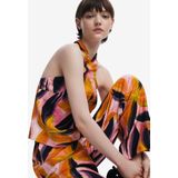 Desigual - Pant_Eos - Pantalon - Zwart - Viscose/Polyamide