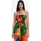 Desigual Jumpsuit - Zwart - Met Broderie Details