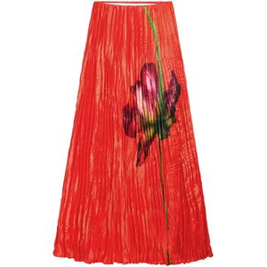 Desigual - Rok - Groen - Bloemenprint - Lang/maxi
