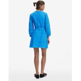 Kokerjurk - Effen - V-hals - 3/4 Mouw - Regular Fit