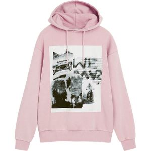 Desigual - Sweatshirt - Rosa - Katoen - Lange Mouw - Normale Pasvorm