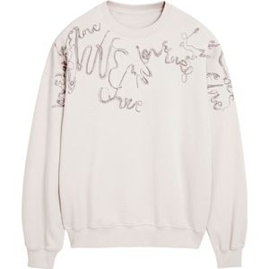Desigual Sweat_Sean, 1001 Raw, L, Wit, L