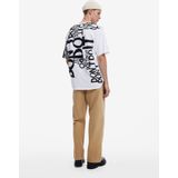 T-shirt - Ronde Hals - Jersey - Kwartmouw - Tekst Print