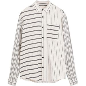 Desigual - 25SMCW15 - Shirt Jack - Wit - Casual - Katoen - Lange Mouwen