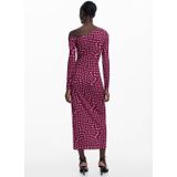 Desigual - Repris - Casual Jurk - Rood - Katoen