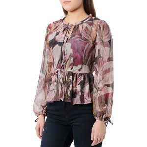 Desigual Blus_lir T-shirt voor dames, Rood, XS