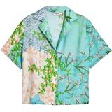 Desigual - Blouse 'Miami' - Beige - Bloemenprint - Kwartmouw