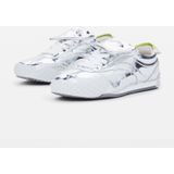 Desigual - Sneakers - Zilver - Imitatieleer - Vetersluiting