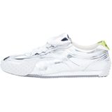 Desigual - Sneakers - Zilver - Imitatieleer - Vetersluiting