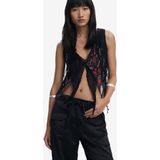 Desigual - Cargobroek - Zwart - Tapered - Lang/maxi