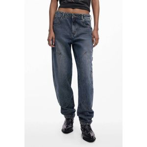 Desigual Boyfriend Jeans - Versleten Effect met Zakken