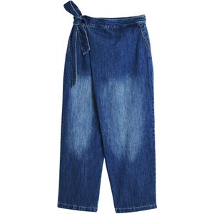 Desigual - Mom Jeans - Medium Blue Denim - Regular Waist - 100% Katoen