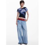 Kiss - T-shirt met Motiefprint in Jersey - Slanke Pasvorm