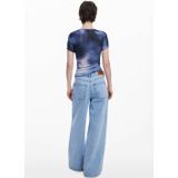 Kiss - T-shirt met Motiefprint in Jersey - Slanke Pasvorm