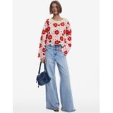 About You - Gebreide Trui - Ronde Hals - Bloemenprint - Katoen