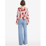 About You - Gebreide Trui - Ronde Hals - Bloemenprint - Katoen