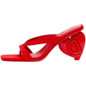 Teenslipper - Heart - Effen - Gerecycled Materiaal - Open Toe