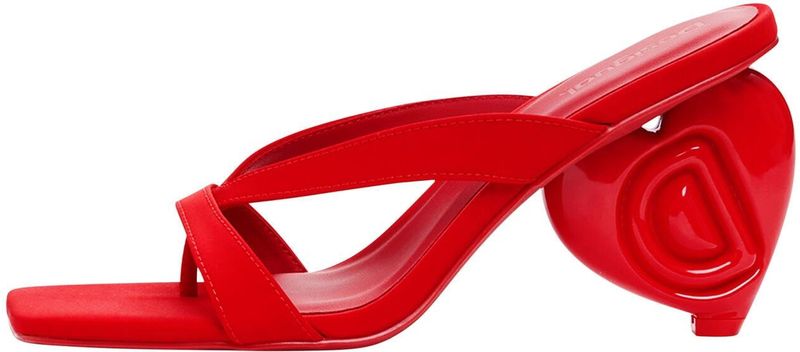 Teenslipper - Heart - Effen - Gerecycled Materiaal - Open Toe