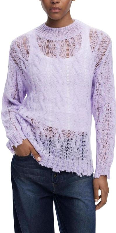 Desigual - Jers_Helsinki 25Wwjf 09 - Gebreide Trui - Paars