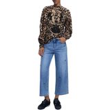 Desigual - 25WWJF43 - Trui - Bruin - Ronde Hals - Lange Mouwen