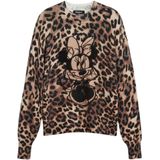 Desigual - 25WWJF43 - Trui - Bruin - Ronde Hals - Lange Mouwen