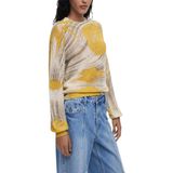Desigual - Jers_Hyder - Gebreide Trui - Veelkleurig - Abstract Bloemen