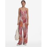 Desigual Jumpsuit  oranje / rood / lichtrood / zwart